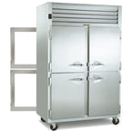 Thumbnail image #1 for Traulsen Spec-Line G26006P Pass-Thru Refrigerator, 2-Section, 49.22 cu. ft., Half-Height Solid/Glass Doors, Top-Mounted