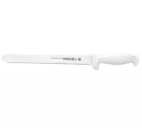 Mundial 10-Inch Slicer Knife with White Sanitized Polypropylene Handle