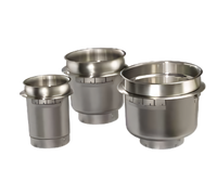 Hatco Drop-In Round Heated Well Fabricator Component, 7 Quart, High-Watt, Infinite Switch Control, With Drain