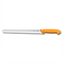 Thumbnail image #1 for Swibo 12-Inch Wavy Edge Larding Knife with Orange Handle
