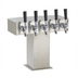 Thumbnail image #1 for Perlick 5-Faucet Stainless Steel Tee Tower Beer Dispensing Kit