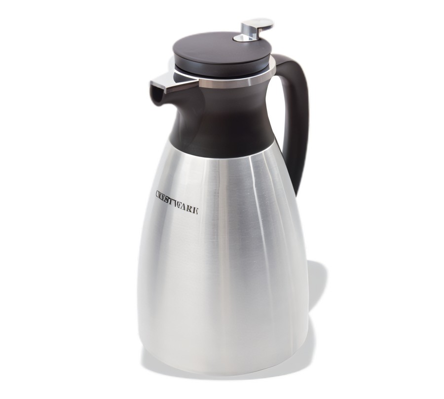 Product image #1 for Crestware 1 Liter Vacuum-Lined Stainless Steel Carafe