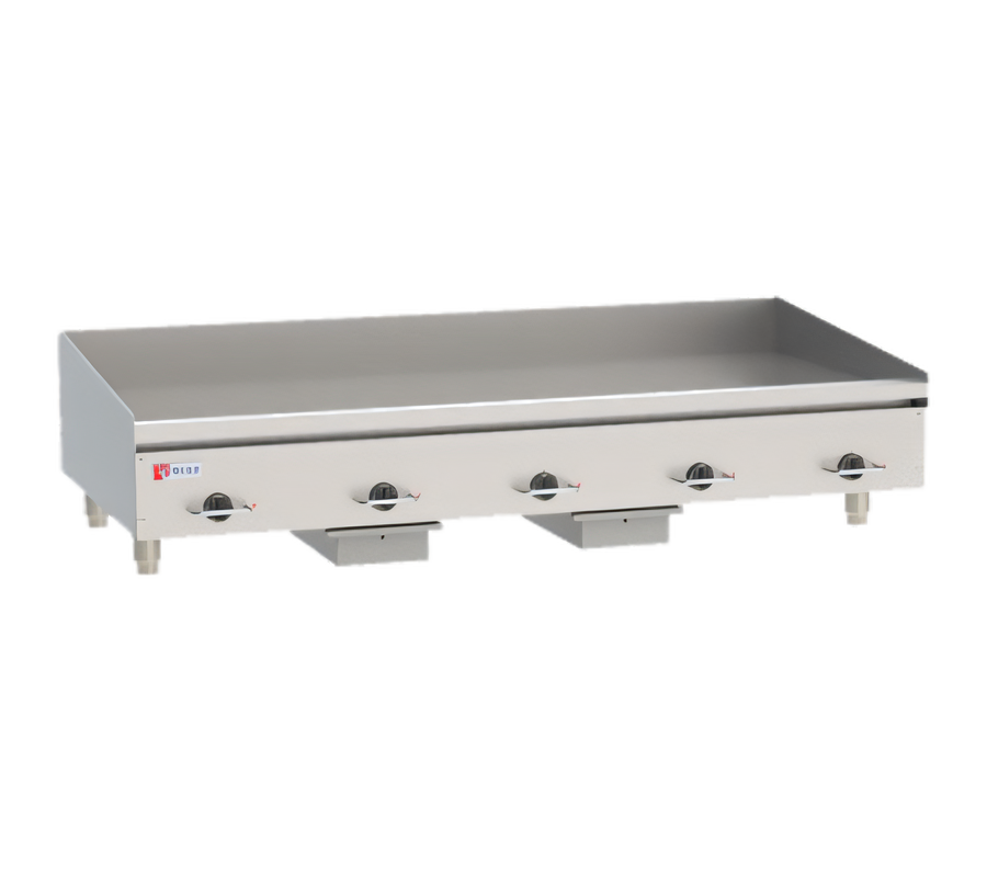 Product image #1 for Wolf WEG60E Heavy Duty Countertop Electric Griddle, 60 Inch W x 24 Inch D Cooking Surface, 3/4 Inch Polished Steel Plate