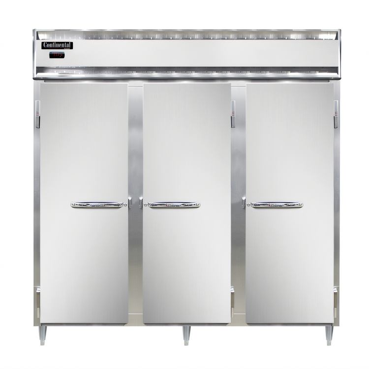 Product image #1 for Continental Refrigerator Designer Line DL3W-SA-PT 3-Section Pass-Thru Heated Holding Cabinet