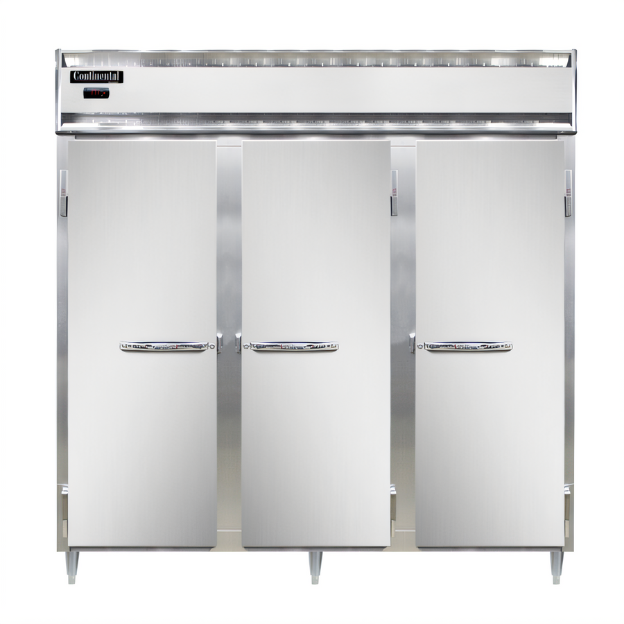 Product image #1 for Continental Refrigerator Designer Line DL3W-SA-PT 3-Section Pass-Thru Heated Holding Cabinet