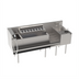 Thumbnail image #1 for Krowne Royal Series 72-Inch Stainless Steel Underbar Workstation with Ice Bin, Dump Sink, and Speedrail