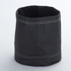 Thumbnail image #1 for American Metalcraft KBB9 Reusable Black Kraft Paper Food Delivery Bag with Foldable Rim, 9-Inch Diameter x 10-3/8-Inch Height Case of 50