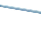 Thumbnail image #1 for Quantum 2460FGY Tubular 3-Sided Wire Bus Cart Frame, 60"W x 24"D, Gray Epoxy Finish