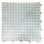 Thumbnail image #1 for Spill-Stop 162-00 Interlocking Clear Rubber Bar Mat Tile/Shelf Liner, 12" x 12"