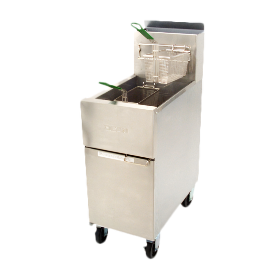 Product image #1 for Dean Super Runner SR142G Value Gas Fryer, Floor Model, 43 lb Capacity