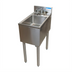 Thumbnail image #1 for BK Resources 12-Inch Wide Underbar Dump Sink with 10