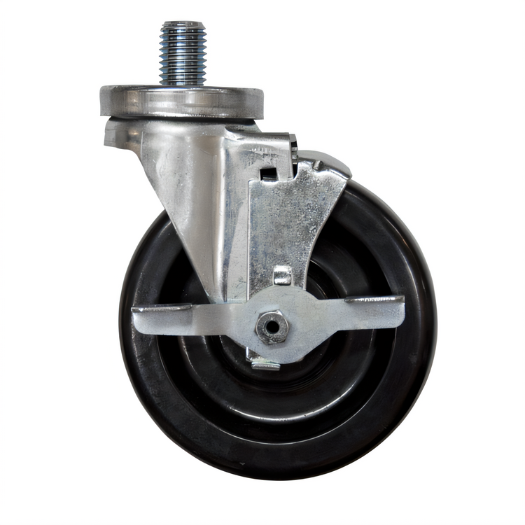 Product image #1 for BK Resources 5SBR-9ST-PH-TLB Shelf Casters & Leveling Feet
