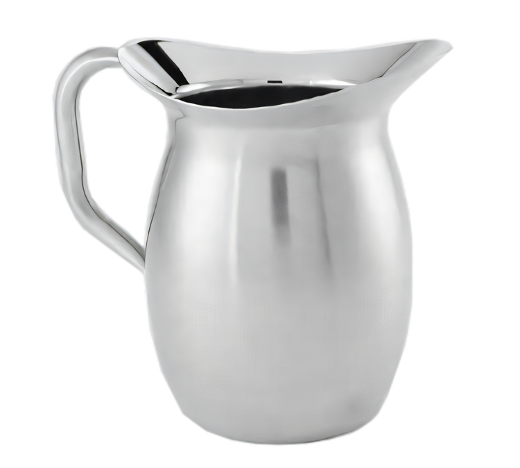 Product image #1 for American Metalcraft 64 oz Double Wall Bell Pitcher, Stainless Steel with Satin Finish