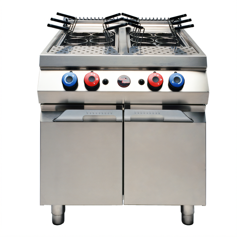 Product image #1 for High BTU Double Basin Gas Pasta Cooker, 24-Gallon Total Capacity