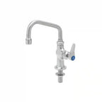 Thumbnail image #1 for T&S Brass S-0207-CR Pantry Faucet, single hole single temperature deck mount faucet, 6" swing nozzle with stream regulator outlet, ceramic cartridge