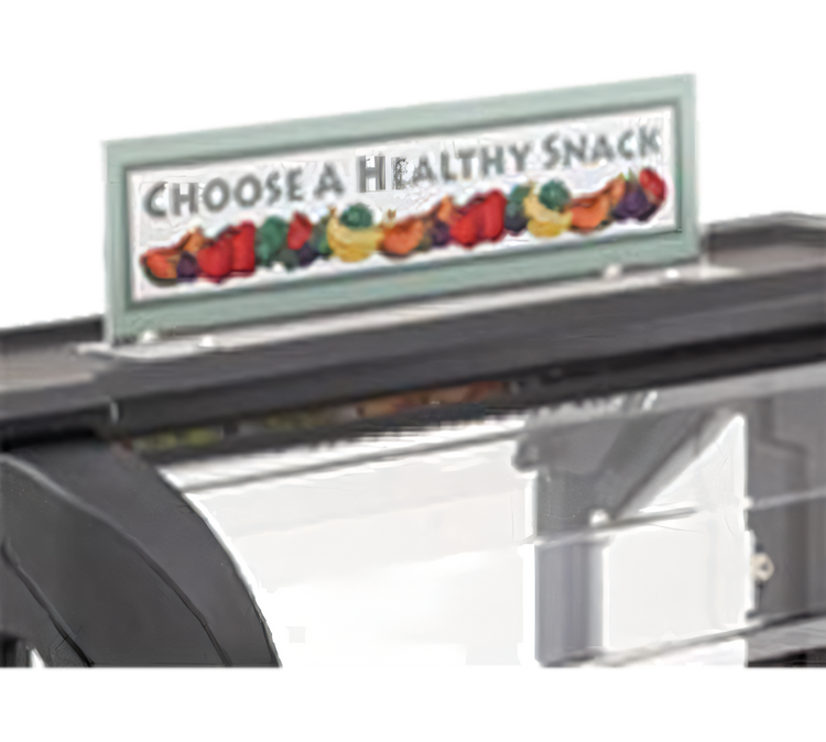 Product image #1 for Cambro Versa Food Bar Clear Merchandising Sign Holder