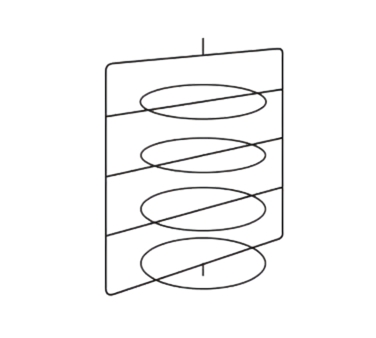 Product image #1 for Hatco 5-Tier Circle Rack with Pizza Pan Retainers
