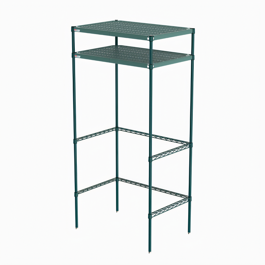 Product image #1 for Metro Super Erecta Pro Housing Unit with 2 Overhead Shelves, 36 x 24 x 74 Inches