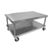 Thumbnail image #1 for Vulcan 61-Inch Wide Stainless Steel Equipment Stand with Undershelf and Casters
