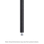 Thumbnail image #1 for Metro Super Erecta 27PBL Stationary Wire Shelving Post, 28-1/2"H, Black Epoxy-Coated Finish
