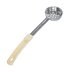 Thumbnail image #1 for Crestware 3 oz Perforated Portion Control Serving Spoon with Ivory Handle