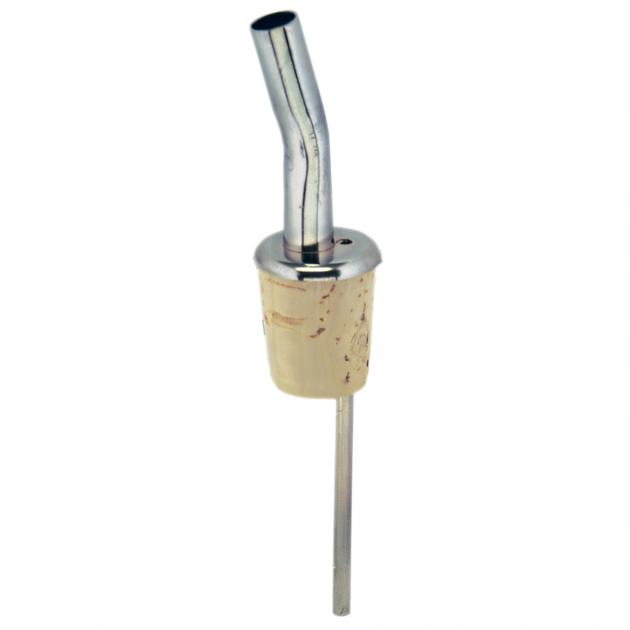 Product image #1 for Chrome-Plated Jet Liquor Pourer with Natural Cork