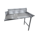 Thumbnail image #1 for Advance Tabco DTC-S30-84R Right-Hand Straight Clean Dish Table, 83 x 30 Inches, 10-1/2 Inch Backsplash, 14-Gauge 304 Stainless Steel