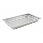 Thumbnail image #1 for Winco SPJH-102 Full-Size Solid Steam Table Pan, 22 Gauge, 2-1/2" Deep, 18/8 Stainless Steel Case of 12