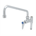 Thumbnail image #1 for T&S Brass B-0156-CR-M Pre-Rinse Add-On Faucet with 12-Inch Swing Nozzle and Cerama Cartridge