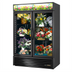 Thumbnail image #1 for True GDM-49FC-HC~TSL01 2-Section Floral Merchandiser Refrigerated Display Case with Hinged Glass Doors