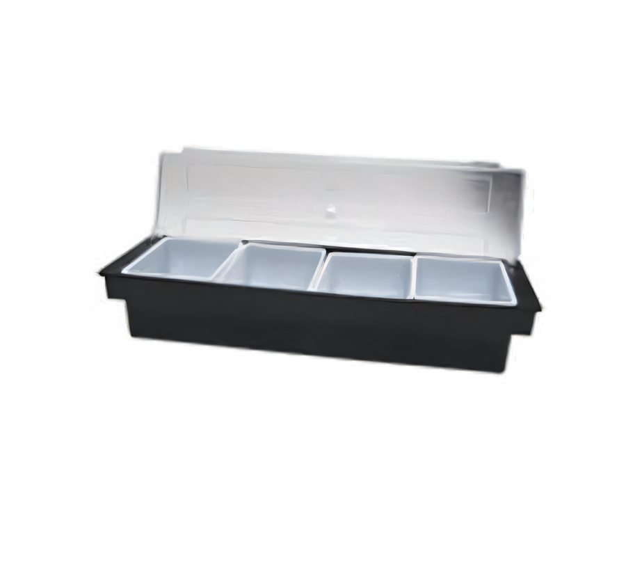 Product image #1 for Admiral Craft Equipment Corp. DCD-4BK Bar Garnish Caddies Case of 6