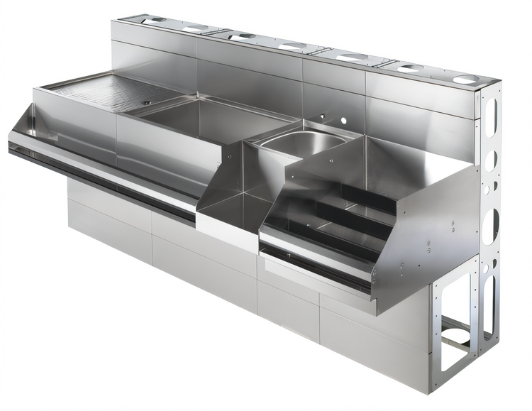 Product image #1 for Krowne Royal Series Built-In Modular Bar Die Wall System