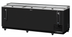 Thumbnail image #1 for Turbo Air Super Deluxe 95-Inch Wide Black Laminated Bottle Cooler with Three Sliding Lids