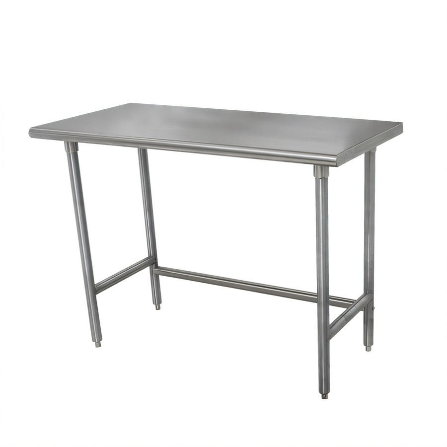 Product image #1 for Advance Tabco Special Value Series 60" x 36" 16-Gauge 304 Stainless Steel Flat-Top Work Table with Open Base