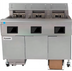 Thumbnail image #1 for Frymaster FilterQuick Oil-Conserving 3-Vat Electric Fryer Battery, 30 lb. Per Vat, Automatic Filtration
