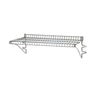 Eagle Snap-n-Slide Wall-Mounted Wire Shelf, 60W x 12D, 175 lb Capacity, Pewter Gray Epoxy Finish