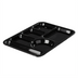 Thumbnail image #1 for Carlisle Black 6-Compartment Left-Handed Rectangular ABS Plastic Compartment Tray