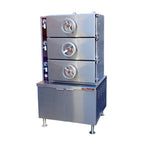 Thumbnail image #1 for Southbend (Middleby) Southbend Steam EC-2S Electric Pressure Steamer, 2 Compartments, Automatic Controls, 36-Inch Stainless Steel Cabinet Base