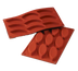 Thumbnail image #1 for Silikomart SF039 Boat-Shaped Silicone Baking Mold, 9-Cavity
