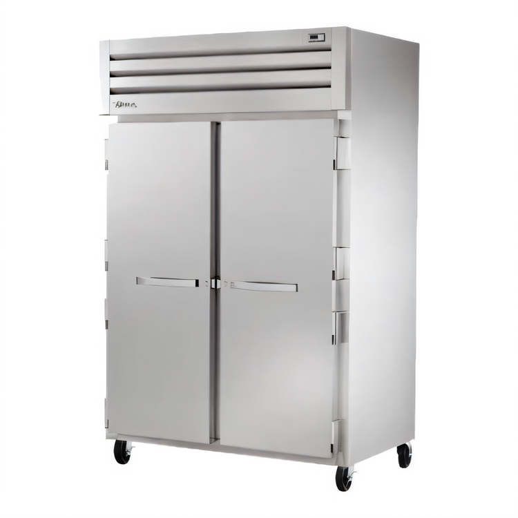 Product image #1 for True SPEC SERIES Two-Section Reach-In Freezer with Stainless Steel Doors and Front, Aluminum Sides, Top-Mounted Self-Contained R290 Refrigeration, -10°F