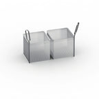Thumbnail image #1 for RATIONAL 60.75.303 Portion Basket Kit with Two 1/6 GN Perforated Baskets for Size 2-XS and 2-S Units
