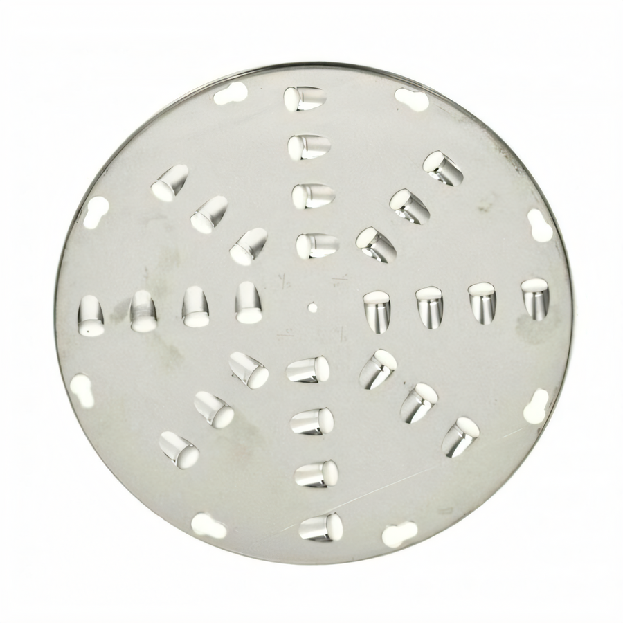 Product image #1 for Omcan Stainless Steel Shredder Disc for Commercial Food Processors, 12 mm (1/2 Inch) Holes