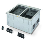 Thumbnail image #1 for Vollrath FC-6IH-02120 Two-Well Induction Dry Hot Food Drop-In, Digital Controls, Stainless Steel, 2 Full-Size Pan Capacity