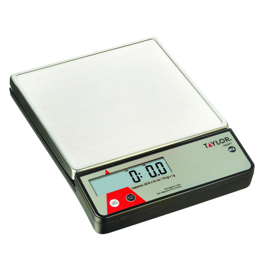 Product image #1 for Taylor Precision TE22FT Digital Portion Control Scale with 7.15-Inch Stainless Steel Platform, 22 lb Capacity