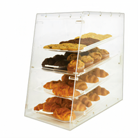Countertop Bakery Display Case with 4 Removable Trays