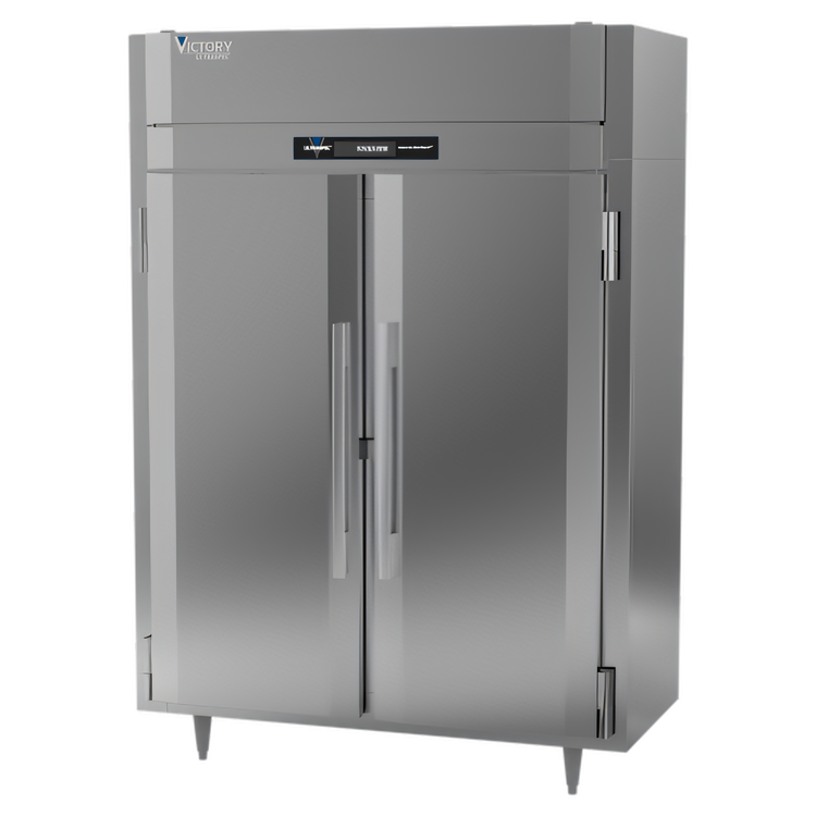 Product image #1 for Victory UltraSpec™ Two-Section Shallow Depth Solid Door Reach-In Freezer, Self-Contained, 41.35 Cu. Ft.