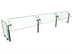 Thumbnail image #1 for Hatco Flav-R-Shield Single-Sided Adjustable Self-Service Sneeze Guard, 3-Bay, 108 Inch Wide