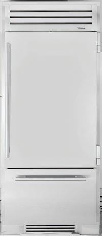36-Inch Upright Refrigerator/Freezer Column with Built-In Ice Maker, Stainless Steel, Right-Hinged