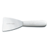 Thumbnail image #1 for Dexter Russell Sani-Safe 3-Inch Stiff Pan Scraper with Round-Corner Stainless Steel Blade and White Polypropylene Handle