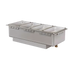 Thumbnail image #1 for Hatco Top-Mounted Drop-In Rectangular Hot Well with Drain and Auto-Fill, 4 Third-Size Pan Capacity